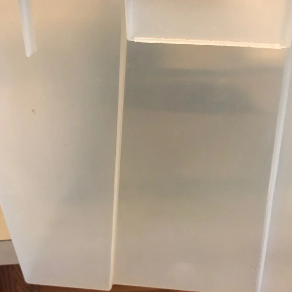 Clear Plastic Storage Tote with Label